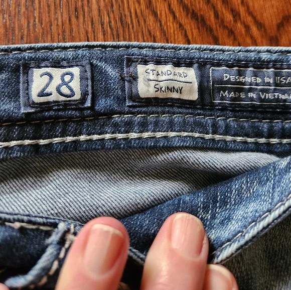 Miss Me Skinny Standard Size 28 Inseam 31 - Picture 4 of 8